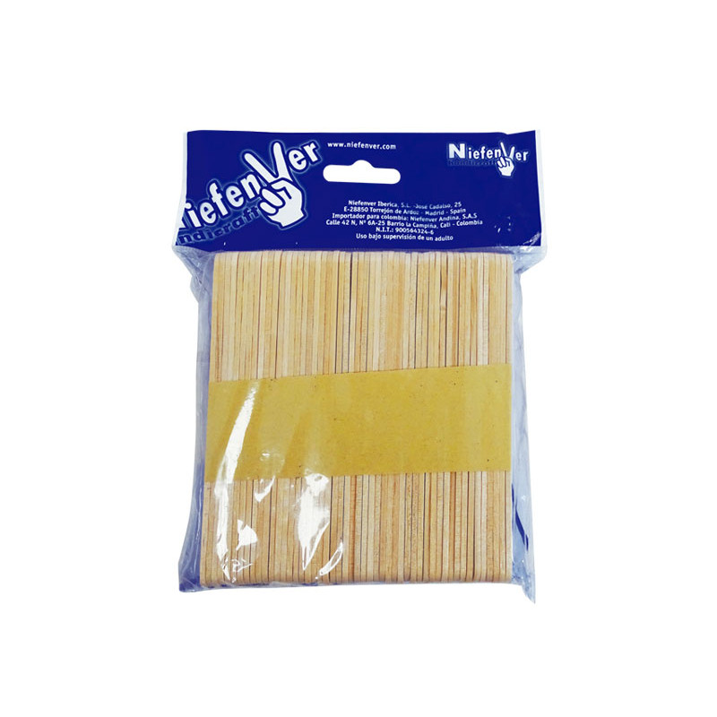 BOLSA 100 PALILLOS DE POLO NIEFENVER COLOR NATURAL BOLSA 100 PALILLOS DE POLO NIEFENVER COLOR NATURAL