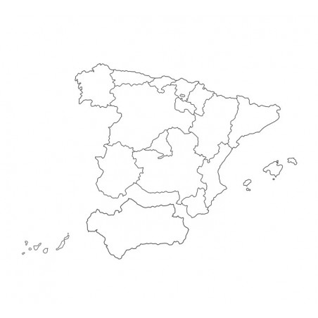 MAPA DE ESPAÑA GIGANTE NIEFENVER