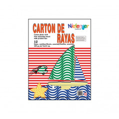 PACK 12 LÁMINAS DECORADAS NIEFENVER: RAYAS BÁSICAS