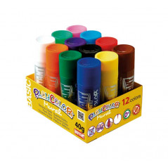 CAJA 12 TÉMPERAS PLAYCOLOR SÓLIDAS 40gr MURAL