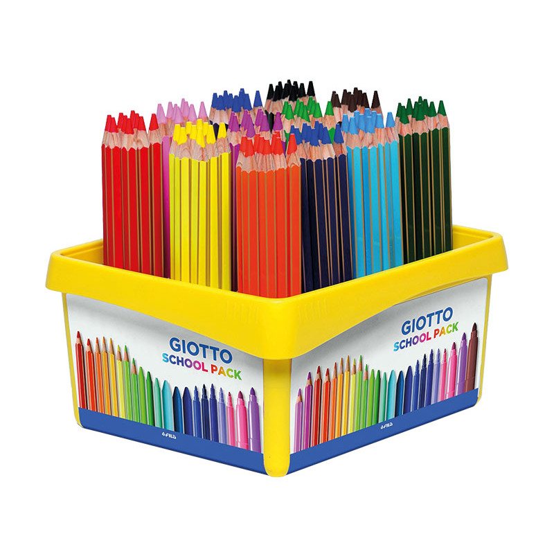 SCHOOLPACK 108 LÁPICES GIOTTO MEGA