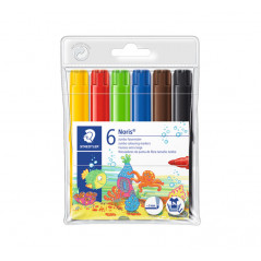 PACK 6 ROTULADORES STAEDTLER NORIS JUMBO SURTIDOS