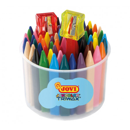 BOTE 72 CERAS JOVI TRIWAX SURTIDO + 2 AFILALÁPICES