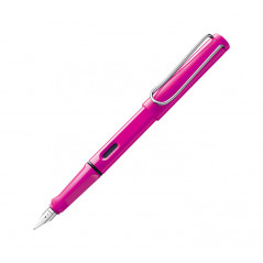 PLUMA ESTILOGRÁFICA LAMY SAFARI M ROSA