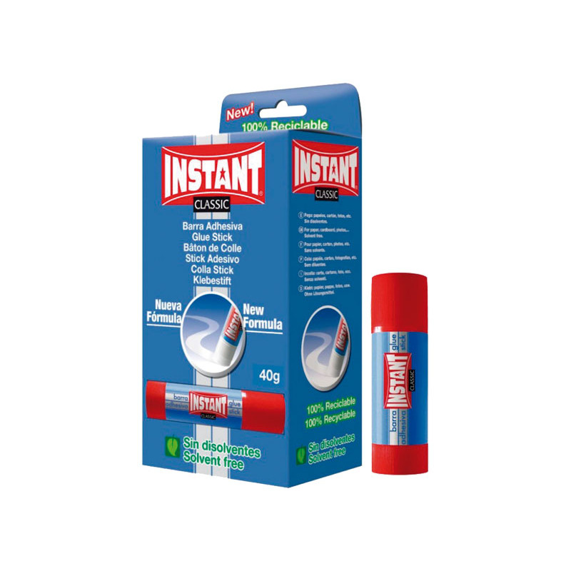 BARRA ADHESIVA INSTANT CLASSIC 40gr BARRA ADHESIVA INSTANT CLASSIC 40gr