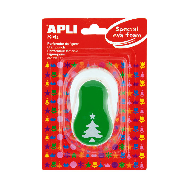 TALADRO CREATIVO APLI KIDS FIGURA ÁRBOL NAVIDAD TALADRO CREATIVO APLI KIDS FIGURA ÁRBOL NAVIDAD
