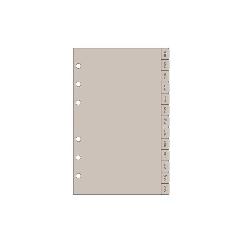 ACCESORIO AGENDA FINOCAM "ÍNDICE ALFABÉTICO A-Z: R464" ACCESORIO AGENDA FINOCAM "ÍNDICE ALFABÉTICO A-Z: R464"