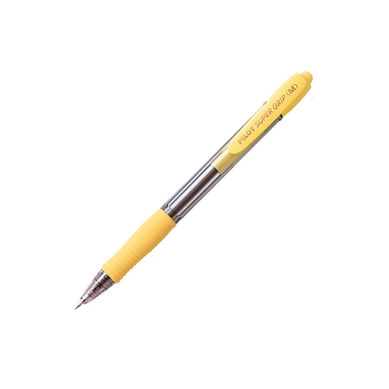 BOLÍGRAFO PILOT SUPERGRIP AMARILLO BOLÍGRAFO PILOT SUPERGRIP AMARILLO