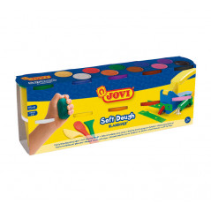 PACK 10 BOTES PLASTILINA JOVI SOFT DOUGH BLANDIVER