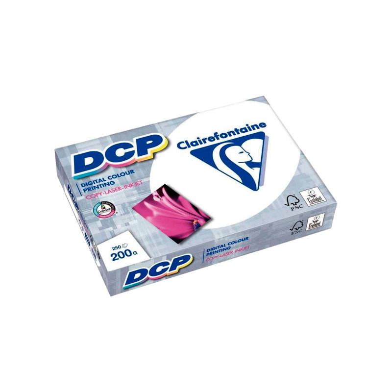 PAQUETE 250H PAPEL CLAIREFONTAINE DCP 200GR. A3