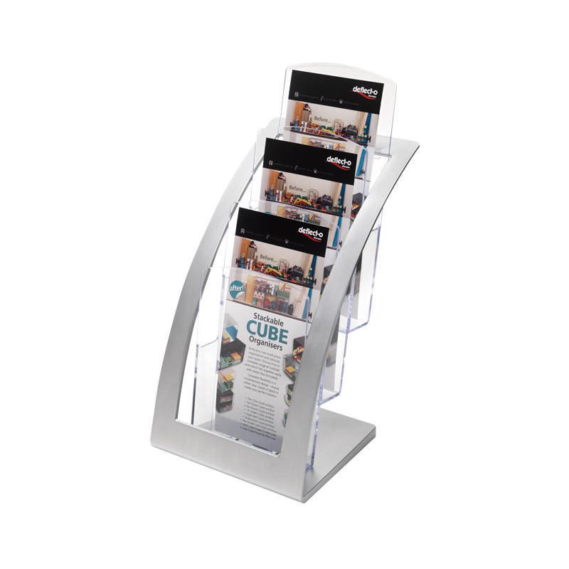 EXPOSITOR SOBREMESA DEFLECTO CONTEMPORARY FOLLETO 1/3 A4 EXPOSITOR SOBREMESA DEFLECTO CONTEMPORARY FOLLETO 1/3 A4