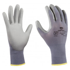 GUANTES DE SEGURIDAD CON PALMA DE PU A120 TALLA M