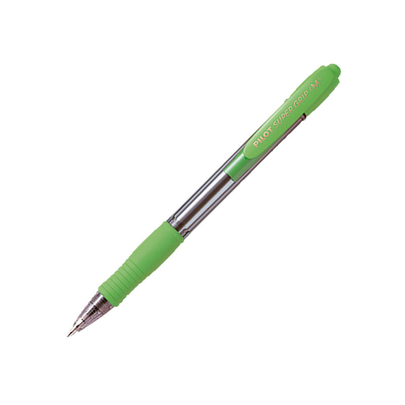 BOLÍGRAFO PILOT SUPERGRIP VERDE CLARO