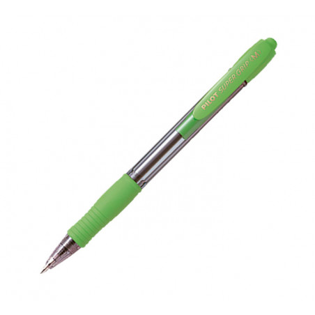 BOLÍGRAFO PILOT SUPERGRIP VERDE CLARO