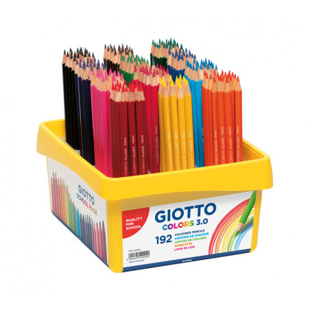SCHOOLPACK 192 LÁPICES GIOTTO COLORS 3.0