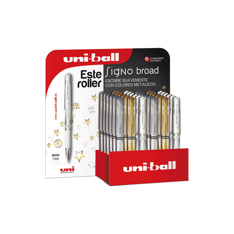 EXPOSITOR 36 BOLÍGRAFOS UNI-BALL SIGNO BROAD UM-153 EXPOSITOR 36 BOLÍGRAFOS UNI-BALL SIGNO BROAD UM-153