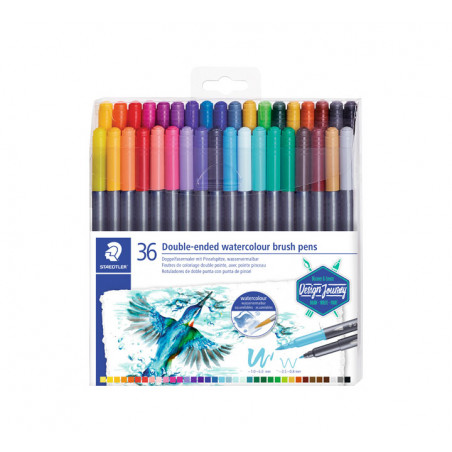 ESTUCHE 36 ROTULADORES STAEDTLER MARSGRAPHIC DUO 3001