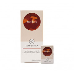 CAJA 18 BOLSITA PIRAMIDAL TÉ SEMPER TEA "ROOIBOS"