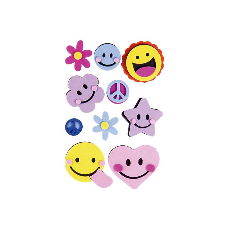 SET FIGURAS GOMA EVA FIXO KIDS ADHESIVAS 3D: SMILE SET FIGURAS GOMA EVA FIXO KIDS ADHESIVAS 3D: SMILE