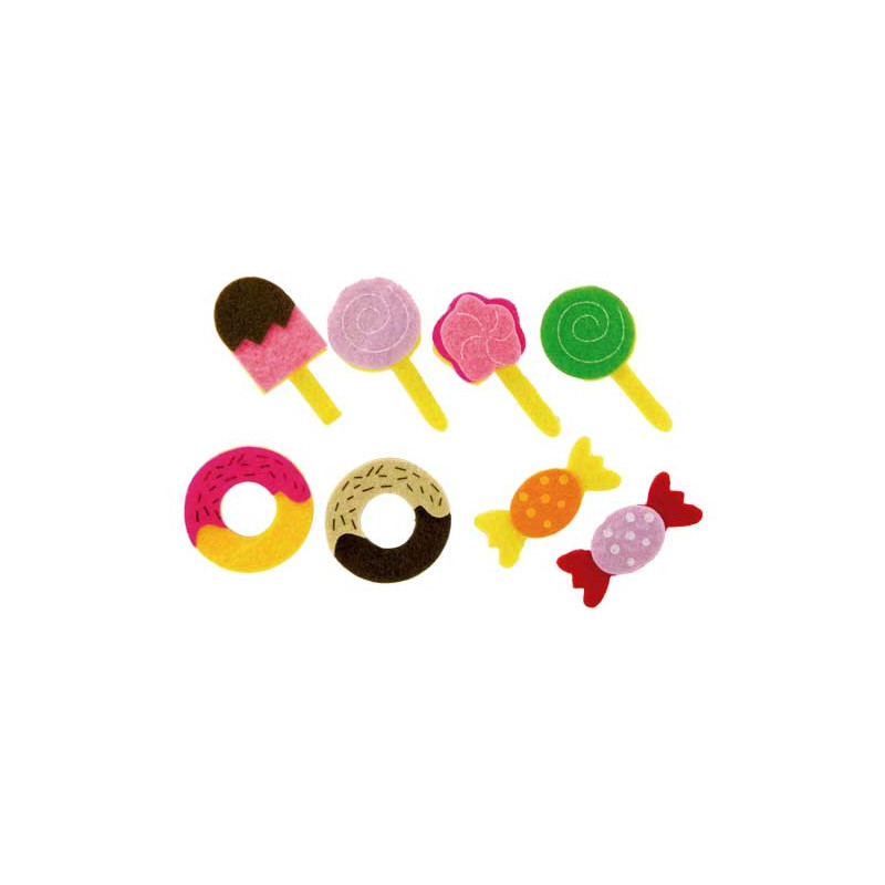 SET 16 FIGURAS FIELTRO FIXO KIDS ADHESIVAS 3D: CHUCHES SET 16 FIGURAS FIELTRO FIXO KIDS ADHESIVAS 3D: CHUCHES