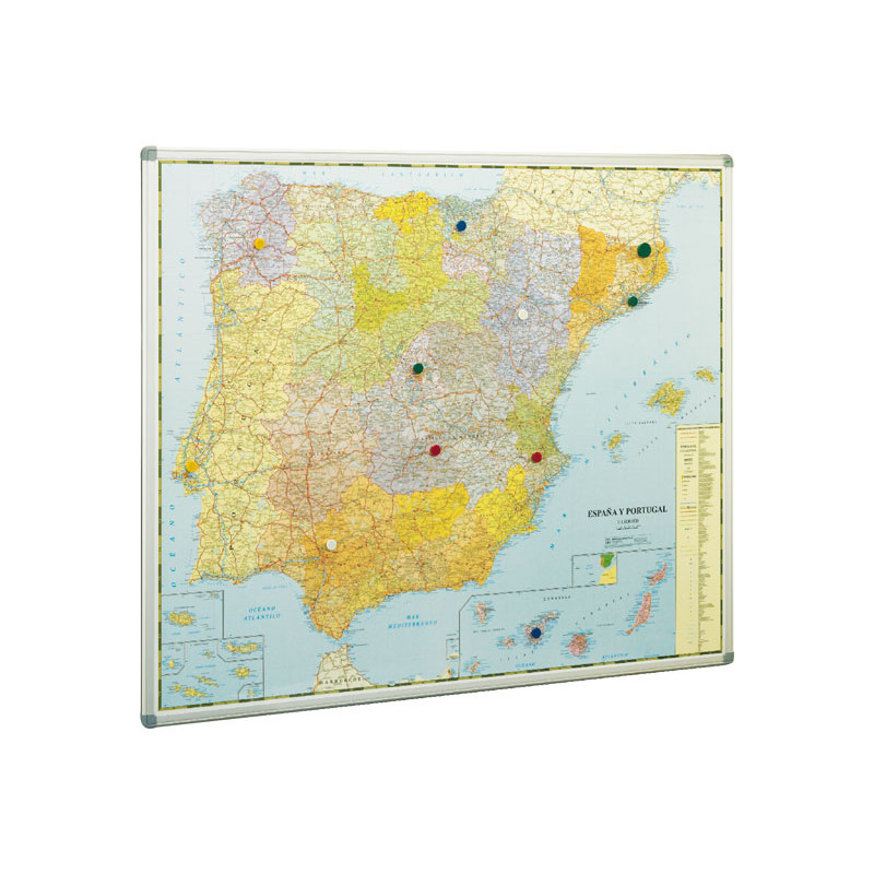 MAPA DE ESPAÑA FAIBO MAGNÉTICO MAPA DE ESPAÑA FAIBO MAGNÉTICO