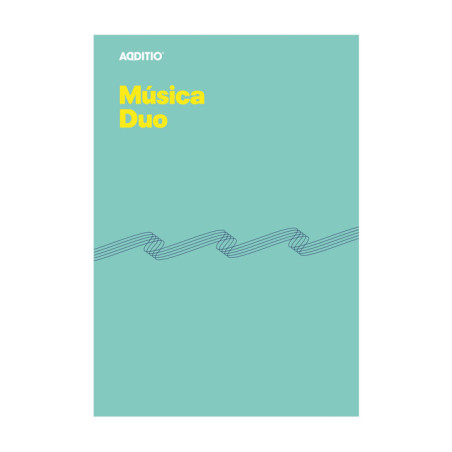 CUADERNO DE MÚSICA ADDITIO DUO