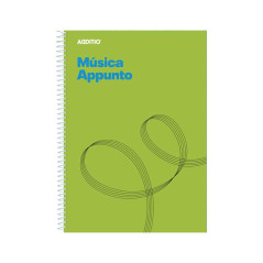 CUADERNO DE MÚSICA ADDITIO APPUNTO