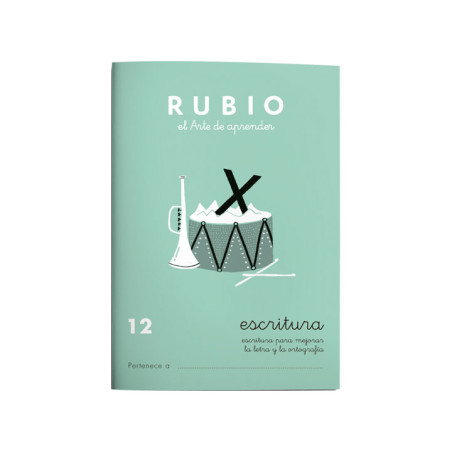 PACK 10 CUADERNOS RUBIO ESCRITURA PRIMARIA 12