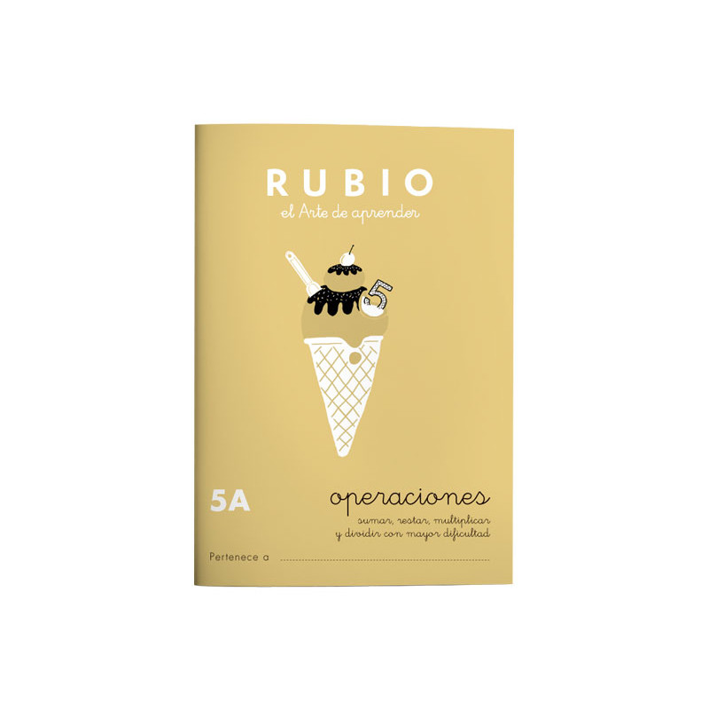 PACK 10 CUADERNOS RUBIO OPERACIONES P5A PACK 10 CUADERNOS RUBIO OPERACIONES P5A