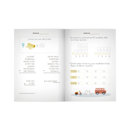 PACK 10 CUADERNOS RUBIO OPERACIONES P5A