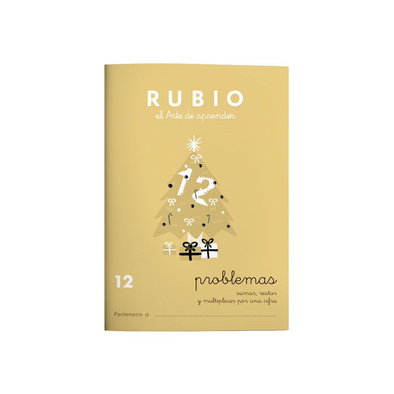 PACK 10 CUADERNOS RUBIO PROBLEMAS P12 PACK 10 CUADERNOS RUBIO PROBLEMAS P12