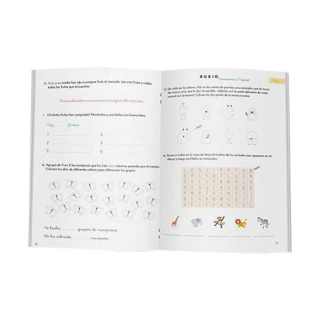 CUADERNO RUBIO DE VACACIONES 3 INFANTIL A4