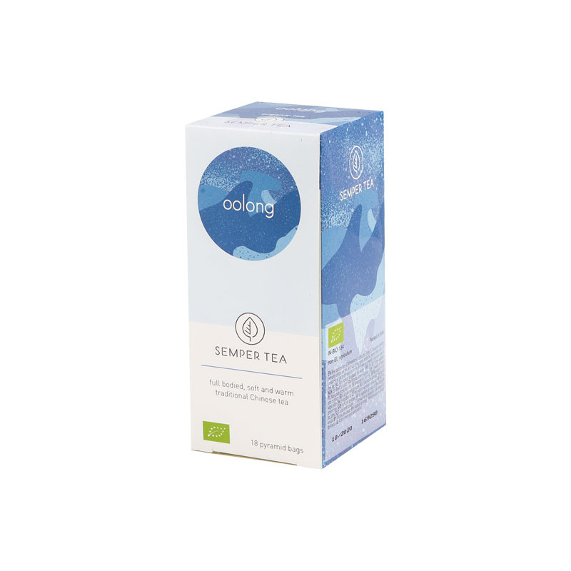 CAJA 18 BOLSITA PIRAMIDAL TÉ SEMPER TEA "OOLONG" CAJA 18 BOLSITA PIRAMIDAL TÉ SEMPER TEA "OOLONG"