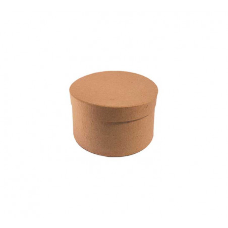 CAJA DE PAPEL MACHÉ INNSPIRO CÍRCULO 8x4cm