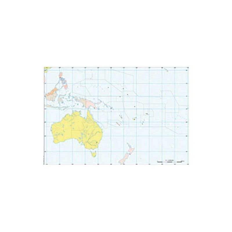 PACK 50 MAPAS MUDOS EN COLOR "POLÍTICO: OCEANÍA" PACK 50 MAPAS MUDOS EN COLOR "POLÍTICO: OCEANÍA"