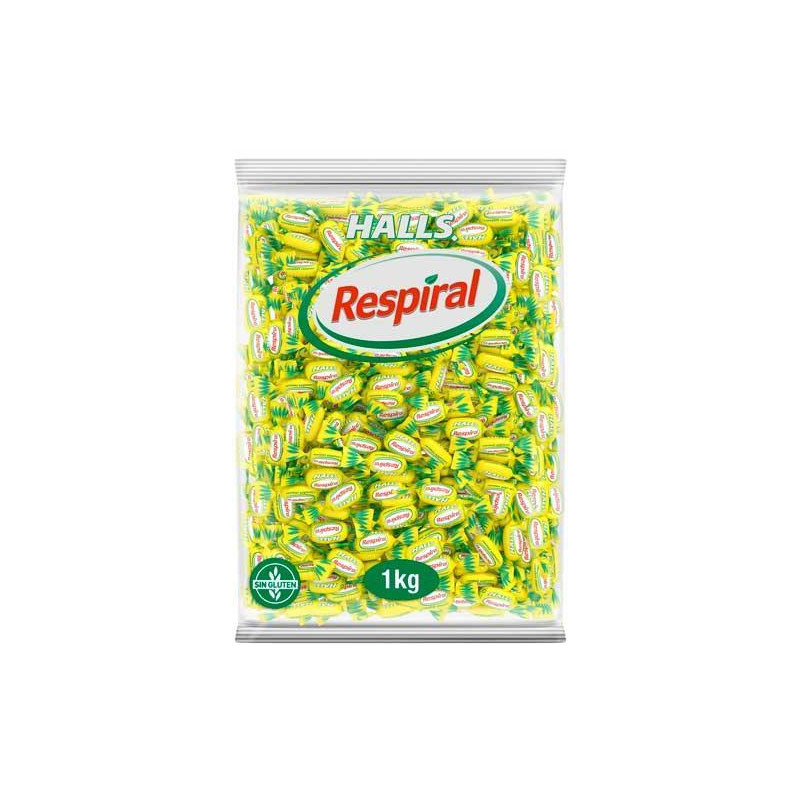 BOLSA CARAMELOS RESPIRAL LIMÓN MENTOL 1Kg BOLSA CARAMELOS RESPIRAL LIMÓN MENTOL 1Kg