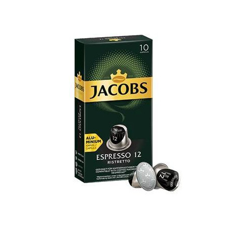 CAJA 10 CÁPSULAS CAFÉ JACOBS "ESPRESSO 12 RISTRETTO"