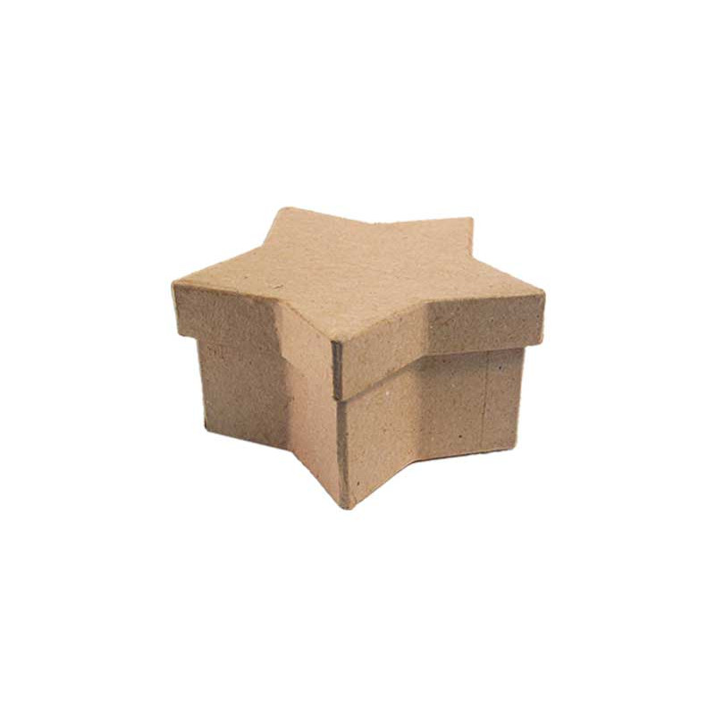 CAJA DE PAPEL MACHÉ INNSPIRO ESTRELLA 10x6x5cm CAJA DE PAPEL MACHÉ INNSPIRO ESTRELLA 10x6x5cm
