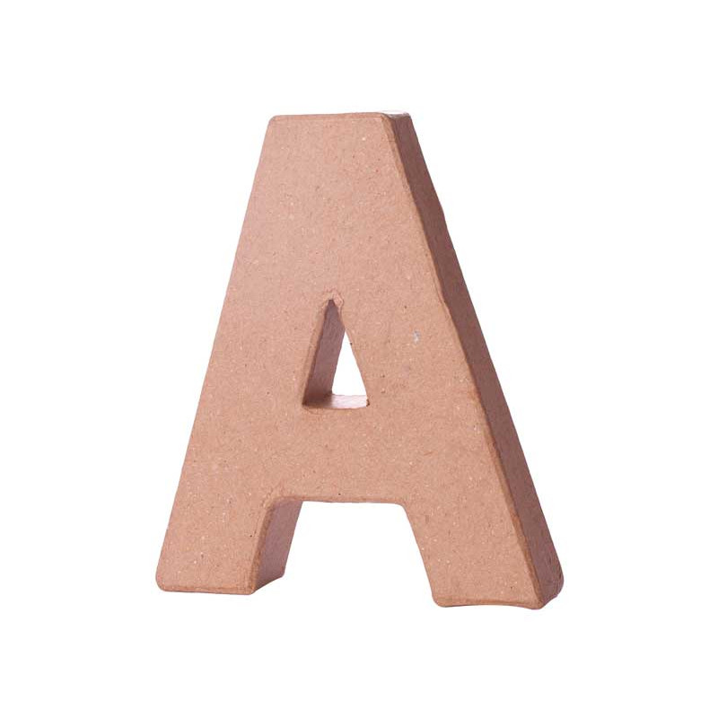 LETRA DE PAPEL MACHÉ INNSPIRO "A" 10Cm LETRA DE PAPEL MACHÉ INNSPIRO "A" 10Cm