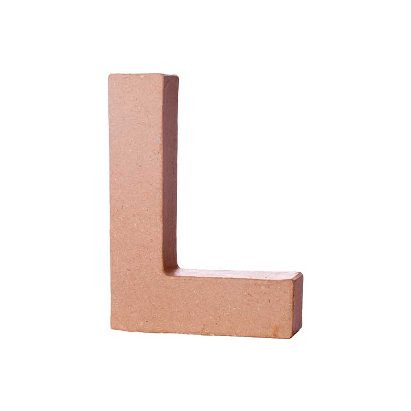 LETRA DE PAPEL MACHÉ INNSPIRO "L" 10Cm LETRA DE PAPEL MACHÉ INNSPIRO "L" 10Cm