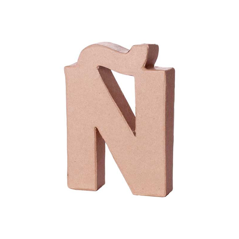 LETRA DE PAPEL MACHÉ INNSPIRO "Ñ" 10Cm LETRA DE PAPEL MACHÉ INNSPIRO "Ñ" 10Cm