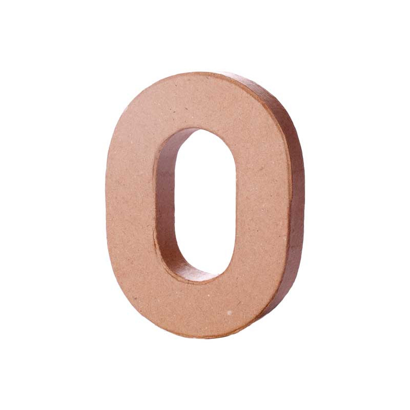 LETRA DE PAPEL MACHÉ INNSPIRO "O" 10Cm LETRA DE PAPEL MACHÉ INNSPIRO "O" 10Cm
