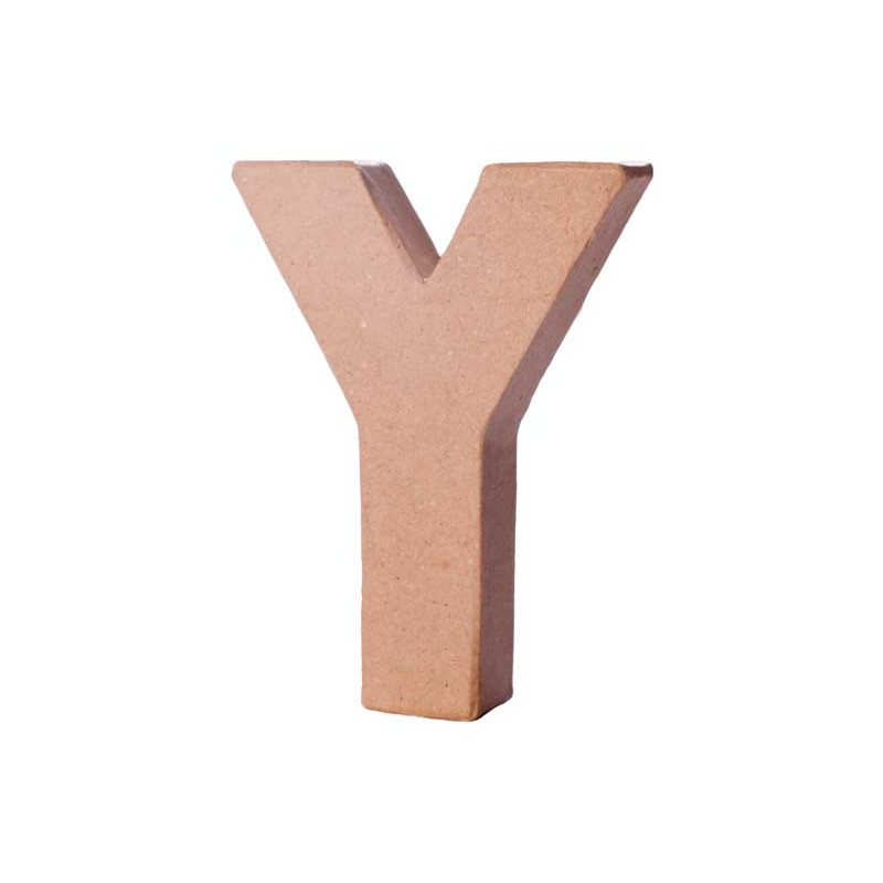 LETRA DE PAPEL MACHÉ INNSPIRO "Y" 10Cm LETRA DE PAPEL MACHÉ INNSPIRO "Y" 10Cm