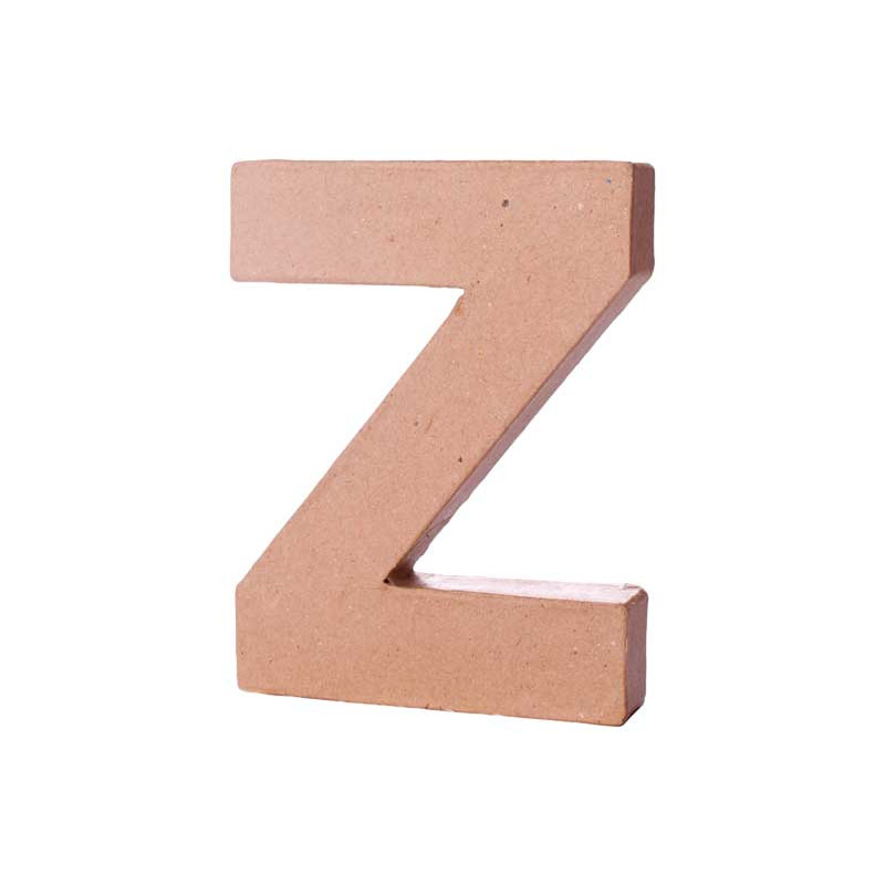 LETRA DE PAPEL MACHÉ INNSPIRO "Z" 10Cm LETRA DE PAPEL MACHÉ INNSPIRO "Z" 10Cm