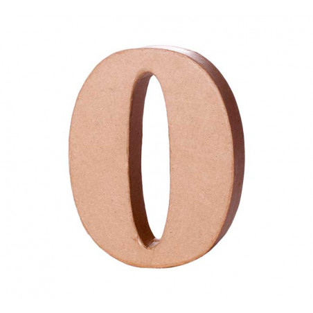 NÚMERO DE PAPEL MACHÉ INNSPIRO "0" 10Cm
