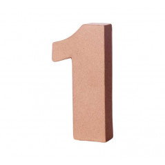NÚMERO DE PAPEL MACHÉ INNSPIRO "1" 10Cm