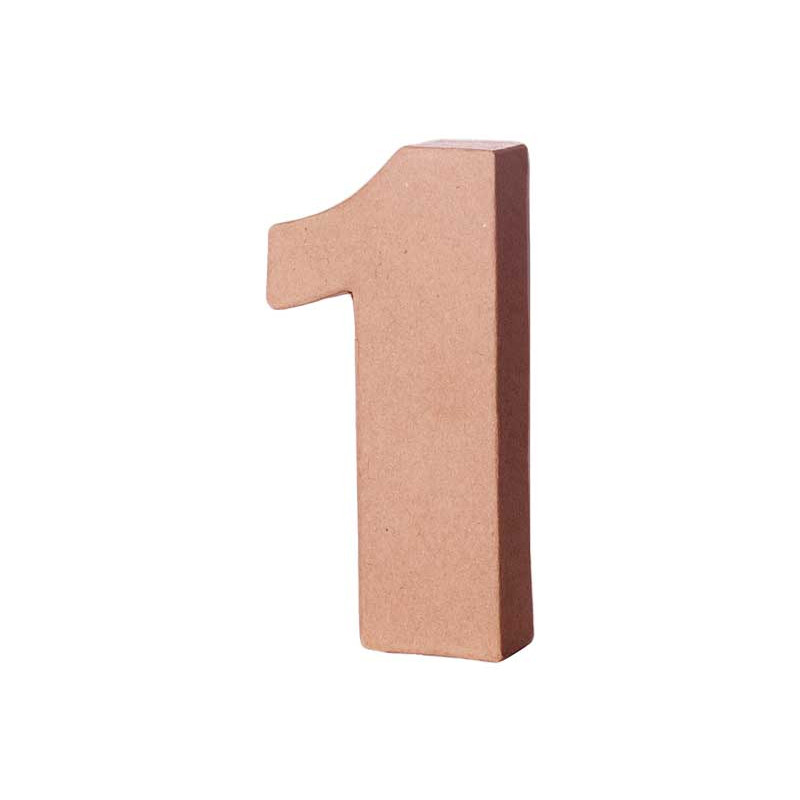 NÚMERO DE PAPEL MACHÉ INNSPIRO "1" 10Cm