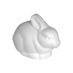 BOLSA 1 FIGURA DE POREXPAN INNSPIRO: CONEJO PEQUEÑO 10,5x13cm