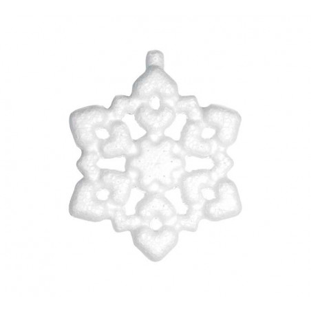 BOLSA 10 FIGURAS DE POREXPAN INNSPIRO COLGANTES: COPO NIEVE 7,5cm