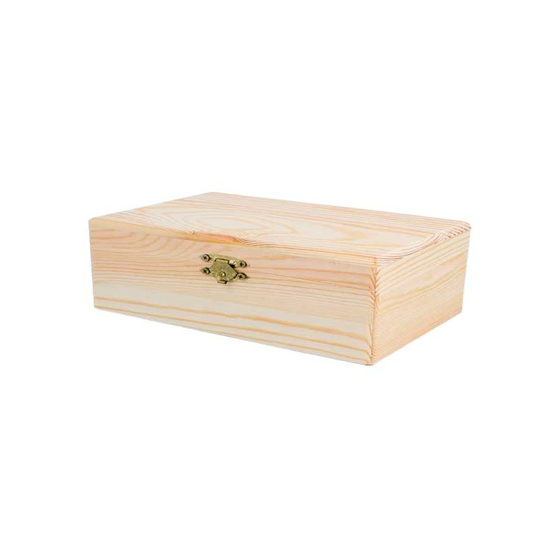 CAJA MADERA DE PINO INNSPIRO RECTANGULAR 23x8x5cm CAJA MADERA DE PINO INNSPIRO RECTANGULAR 23x8x5cm